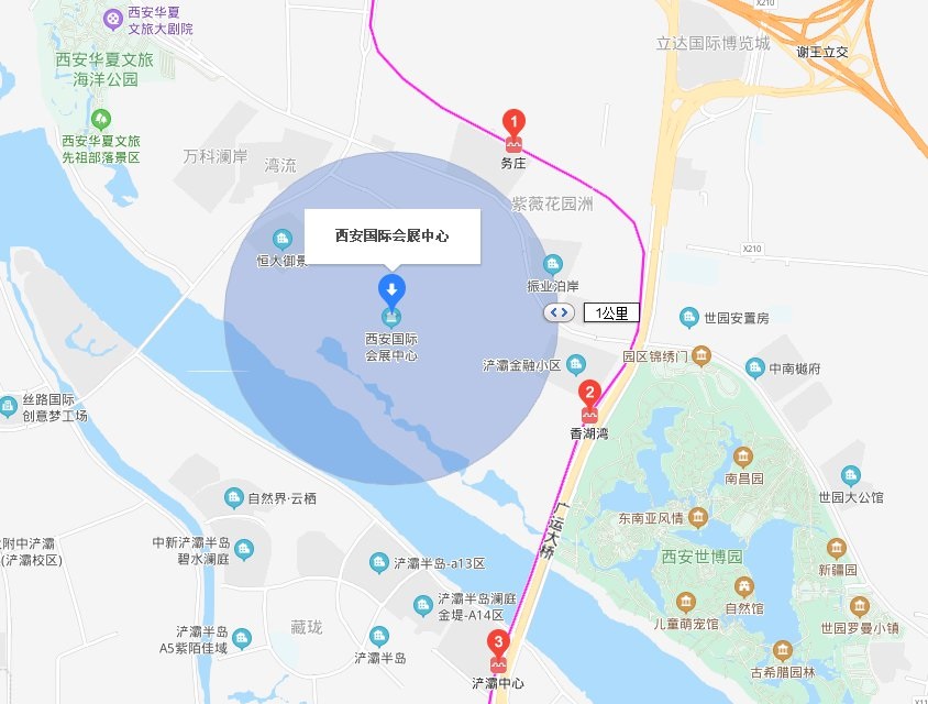 西安國際會展中心怎么走？交通線路(www.69836.cn)