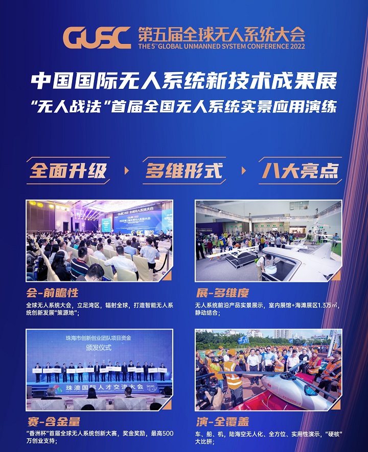 2022珠海無人機展GUSC將于11月3日舉行(www.69836.cn)